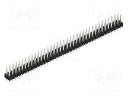 Connector: pin strips; pin header; male; PIN: 72; 2.54mm; THT; 2x36