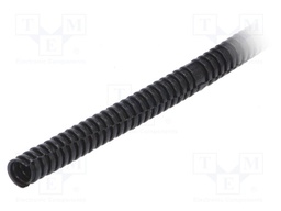 Protective tube; Conduit size: 16; LDPE; black; L: 100m; incised