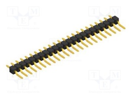 Connector: pin strips; pin header; male; PIN: 23; 2.54mm; SMT; 1x23