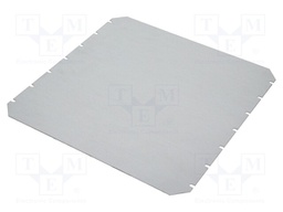 Mounting plate; steel; W: 370mm; L: 370mm; Series: CAB; Plating: zinc