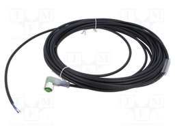 Cable: for sensors/automation; M12; PIN: 4; angled; 10m; plug; 30VDC