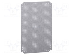 Mounting plate; microperforated