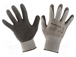 Protective gloves; Size: 11; grey-black; polyester; Safety cat: 2