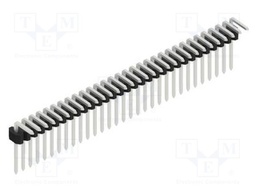 Connector: pin strips; pin header; male; PIN: 31; 1.27mm; THT; 1x31