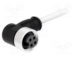 Plug; 7/8"; 1.5m; female; PIN: 4; angled 90°; with lead; PVC