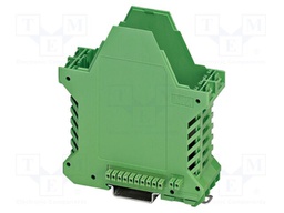 Enclosure base; with FE contact,with terminals; green; UL94V-0