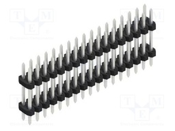 Connector: pin strips; pin header; male; PIN: 34; 2mm; THT; 2x17