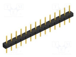 Connector: pin strips; pin header; male; PIN: 14; 2.54mm; THT; 1x14