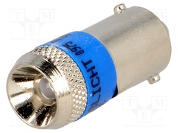 LED lamp; Colour: blue; Cap: BA9S; 24VAC; 24VDC