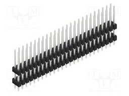 Connector: pin strips; pin header; male; PIN: 50; 2.54mm; THT; 2x25