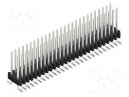 Connector: pin strips; pin header; male; PIN: 54; 1.27mm; SMT; 2x27