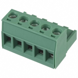 Pluggable terminal block; 5.00mm; ways: 5; straight; plug; female