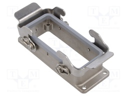 Enclosure: for HDC connectors; Han-INOX®; size 16B; IP65,IP67