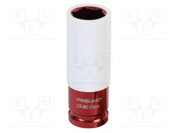 Socket; to wheels,socket spanner,impact; HEX 21mm; 1/2"