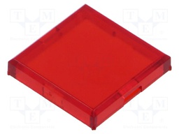 Actuator lens; red
