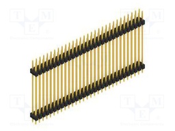 Connector: pin strips; pin header; male; PIN: 60; 2.54mm; THT; 2x30