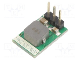 Converter: DC/DC; Uin: 8÷36V; 5/-5VDC; Iout: 0÷1000mA; 2g; 500kHz