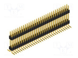 Connector: pin strips; pin header; male; PIN: 62; 1.27mm; SMT; 2x31