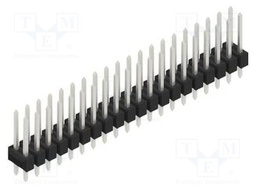 Connector: pin strips; pin header; male; PIN: 40; 2.54mm; THT; 2x20