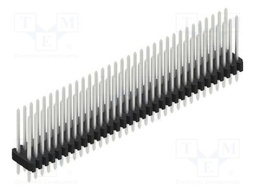 Connector: pin strips; pin header; male; PIN: 66; 1.27mm; THT; 2x33