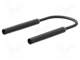 Test lead; 32A; insulated; Urated: 1kV; Len: 2m; black