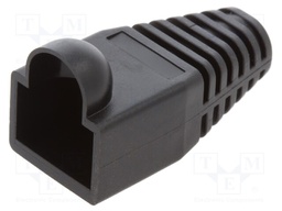 RJ45 plug boot; black