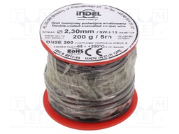 Coil wire; double coated enamelled; 2.3mm; 200g; -65÷200°C