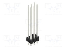 Connector: pin strips; pin header; male; PIN: 6; 2.54mm; THT; 2x3