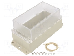 Enclosure: multipurpose; X: 85mm; Y: 165mm; Z: 85mm; Ritec; ABS; IP65