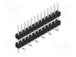 Connector: pin strips; pin header; male; PIN: 13; 2.54mm; SMT; 1x13