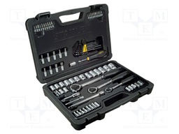 Wrenches set; hex socket,socket spanner; 80pcs.