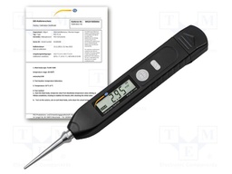 Vibrometer; 0,01÷199,9m/s2; 155x18.7x24mm; Temp: max.40°C