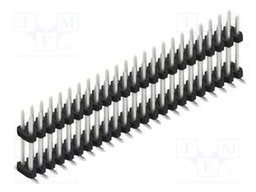 Connector: pin strips; pin header; male; PIN: 46; 2mm; SMT; 2x23