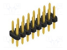 Connector: pin strips; pin header; male; PIN: 16; 2mm; THT; 2x8; 100V