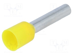 Bootlace ferrule; insulated; copper; Insulation: polyamide; 6mm2