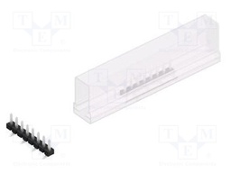 Connector: pin strips; pin header; male; PIN: 8; 2.54mm; SMT; 1x8