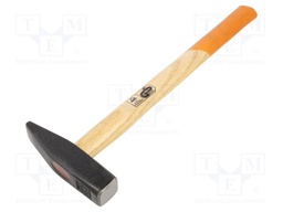 Hammer; fitter type; 400g; wood; Conform to: DIN 1041