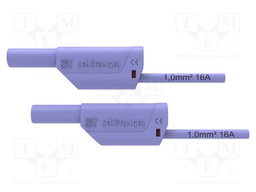 Test lead; 16A; 4mm banana plug-4mm banana plug; Urated: 1kV