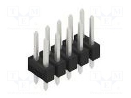 Connector: pin strips; pin header; male; PIN: 10; 2.54mm; THT; 2x5