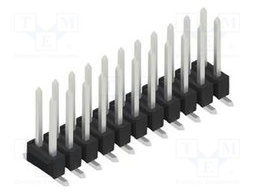 Connector: pin strips; pin header; male; PIN: 22; 2.54mm; SMT; 2x11