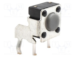 TACTILE SW, SPST, 0.05A, 12VDC, SOLDER
