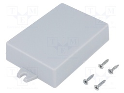 Enclosure: multipurpose; X: 65mm; Y: 90mm; Z: 21mm; with fixing lugs