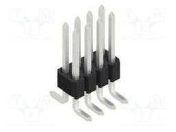 Connector: pin strips; pin header; male; PIN: 8; 1.27mm; SMT; 2x4