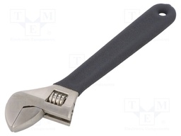 Key; adjustable; 200mm; Max jaw capacity: 24mm; forged,satin