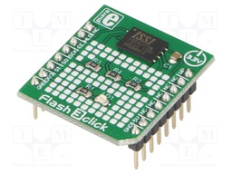 Click board; Flash memory; SPI; IS25LP128; mikroBUS connector