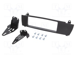 Radio mounting frame; BMW; 1 DIN; black