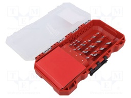 Drill set; for concrete; plastic box; 4mm,5mm,6mm,8mm,10mm,12mm