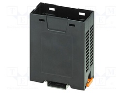 Enclosure base; black; UL94V-0; EH 35; for DIN rail mounting