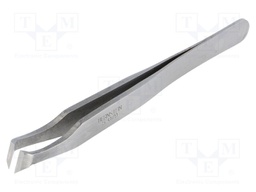 Tweezers; 115mm; for precision works; Blades: curved