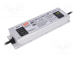 Power supply: switched-mode; LED; 199.5W; 57÷114VDC; 875÷1750mA